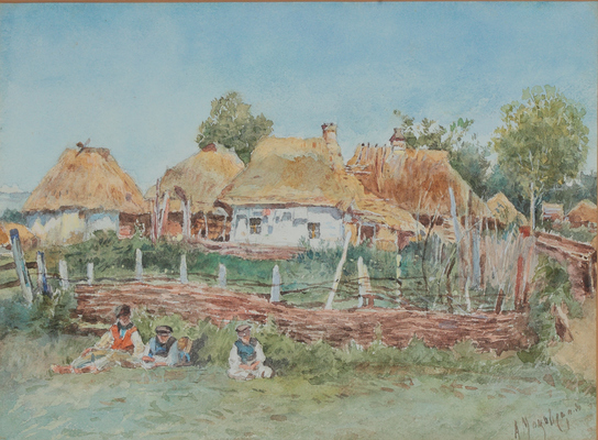 Маковская Александра Егоровна. Деревня в Малороссии 